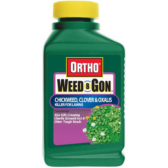 ORTHO WEED-B-GON CHICKWEED, CLOVER & OXALIS KILLER CONCENTRATE (16 oz)