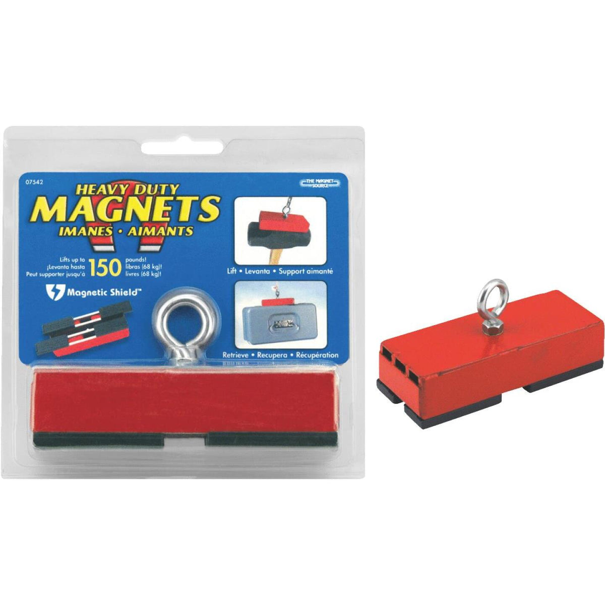 Master Magnetics 5 In. 150 Lb. Heavy Duty Retrieving Magnet - Eureka 