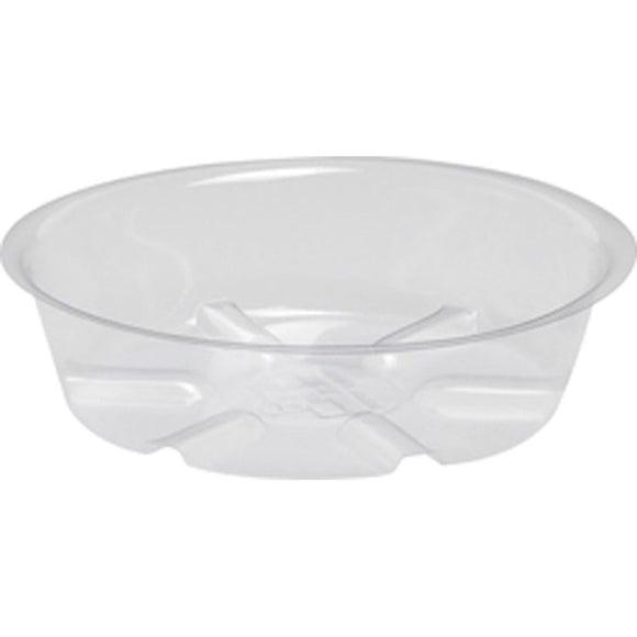 PLASTIC SAUCER (4 INCH, CLEAR)