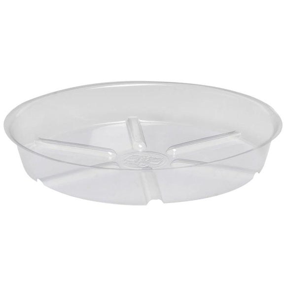 PLASTIC SAUCER (10 INCH, CLEAR)