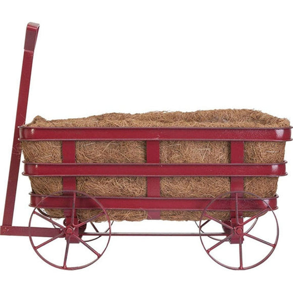 INDUSTRIAL WAGON PLANTER (14 INCH, RED)