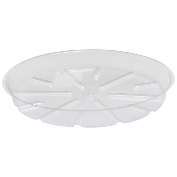 PLASTIC SAUCER (12 INCH, CLEAR)