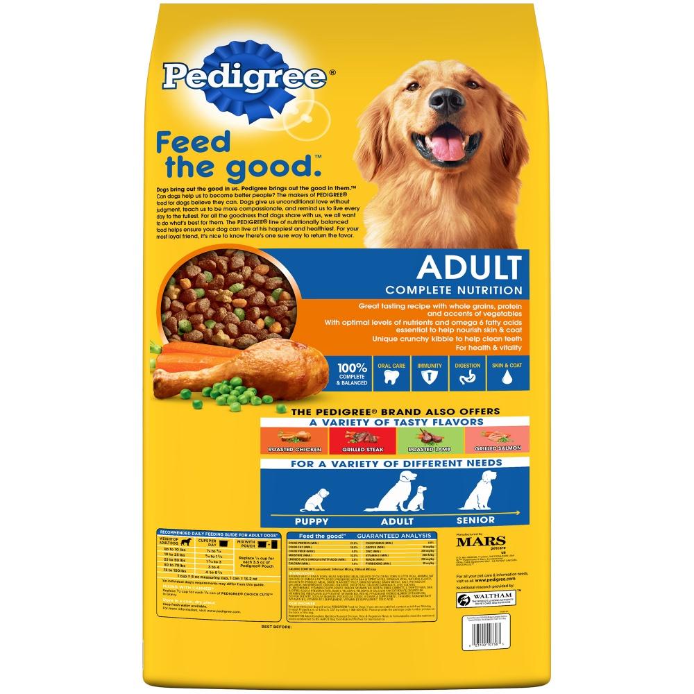 Pedigree Adult Complete Nutrition Roasted Chicken Rice and