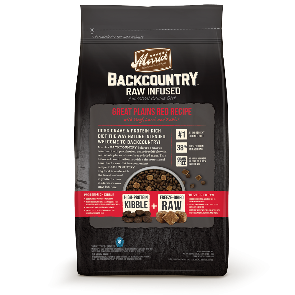 Merrick Backcountry Raw Infused Grain Free Great Plains Red Recipe