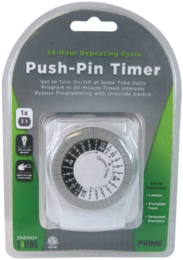1 OUTLET HD IVORY PUSH PIN 3-PRONG