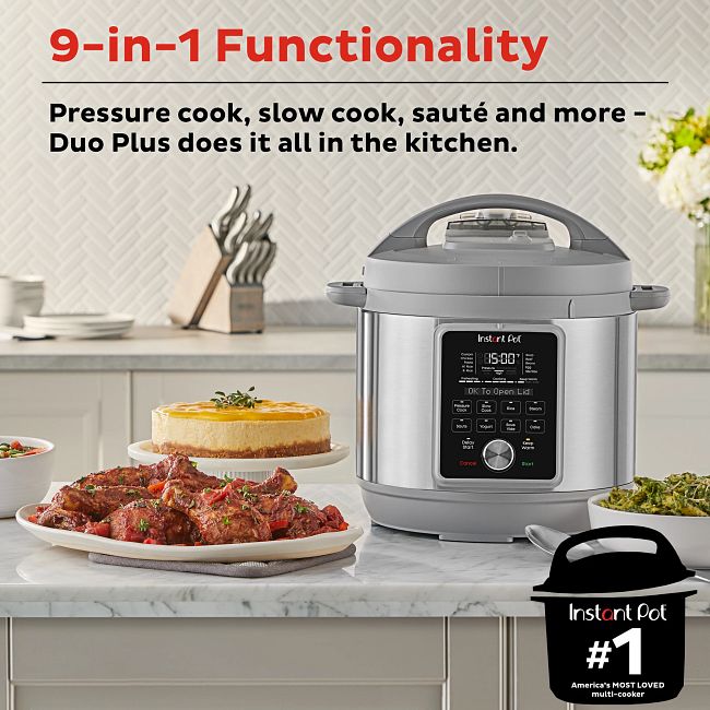 Instant Pot® Duo™ Plus 6quart MultiUse Pressure Cooker with Whisper