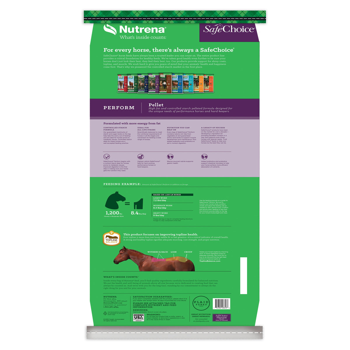 Nutrena® SafeChoice® Perform Horse Feed - Eureka, CA - Ferndale, CA ...