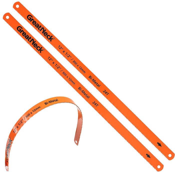 Great Neck Saw Manufacturing 24 TPI BiMetal Hacksaw Blade Set (12 Inch) Eureka, CA Ferndale