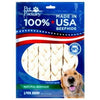 Dog Treats, American Beefhide Rawhide Braid, Medium, 6-Pk.