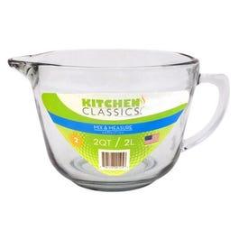 Batter Bowl, Tempered Glass, 2-Qt.