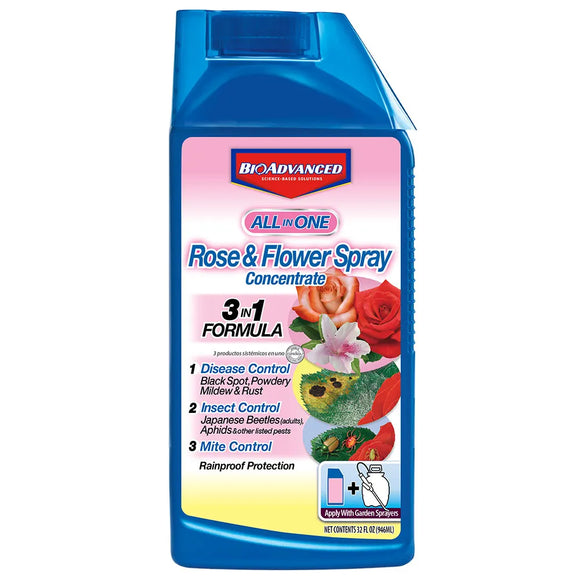 BIOADVANCED All-In-One Rose & Flower Spray Concentrate