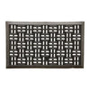 Rubber Scraper Mat, Black Rubber, 18 x 30-In.