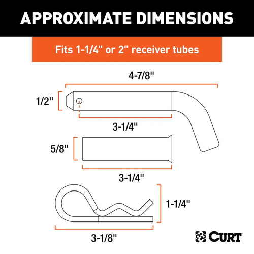Curt Hitch Pin with Adapter