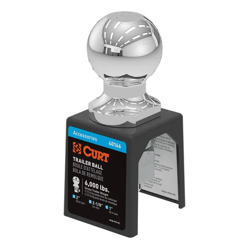 Curt Trailer Ball Chrome