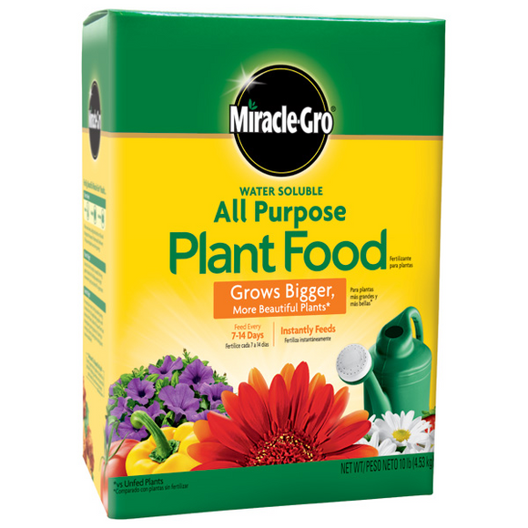 MIRACLE-GRO ALL PURPOSE PLANT FOOD (10 lbs)