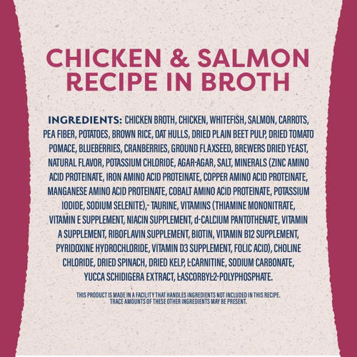 Natural Balance Fat Dogs Chicken & Salmon Recipe in Broth Dog Food