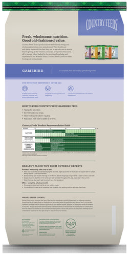 Nutrena® Country Feeds® Gamebird (Grower Crumbles)