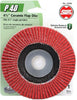 FLAP WHEEL 4 1/2 IN 60 GRIT SHOPSMITH