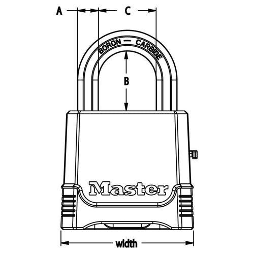 175dl Lock Master Lock M176XDLH Combination Lock - Eureka, CA - Ferndale, CA ...