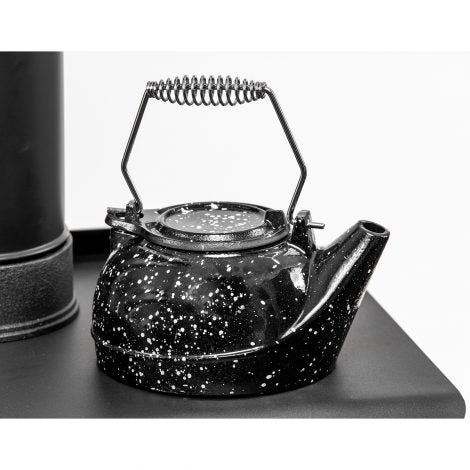 United States Stove Enameled Porcelain Steamer Kettle