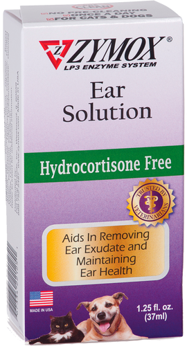 ZYMOX Enzymatic Ear Solution Hydrocortisone Free (1.25-oz)