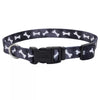 Coastal Pet Products Styles Adjustable Dog Collar (Black Skulls)