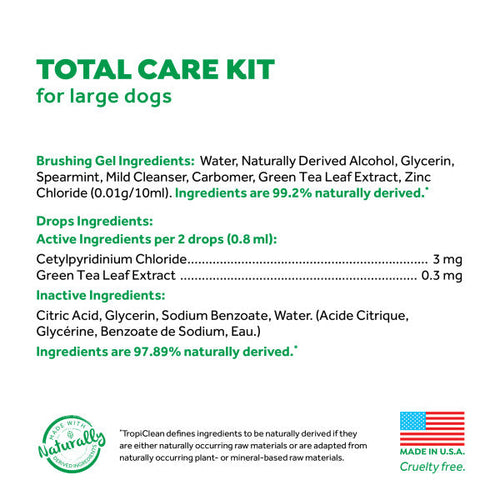 TropiClean Fresh Breath Total Care Kit (Small and Medium Dogs)