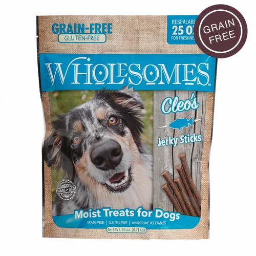 Wholesomes Cleo’s Fish Jerky Sticks For Dogs