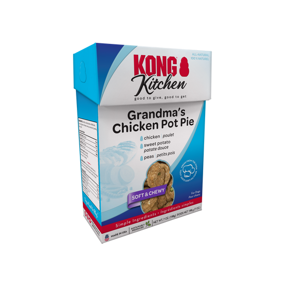 KONG Kitchen Soft & Chewy Grandma’s Chicken Pot Pie (7 Oz)
