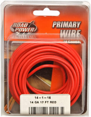 Southwire Primary Wire, Red, 14-Ga., 17 Ft.