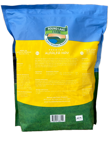 Round Lake Farm Alfalfa Hay Premium Small Animal Food