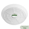 Crescent Garden Clear Plant Saucers