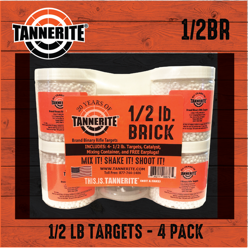 Tannerite Tannerite™ 1/2 pound Brick~ Single Brick Of Four 1/2 Pound Targets