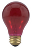 SYLVANIA Decorative 25W A19 Transparent Red