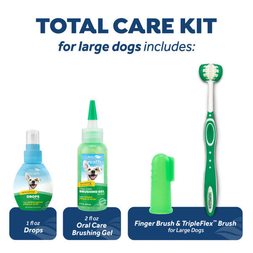 TropiClean Fresh Breath Total Care Kit (Small and Medium Dogs)
