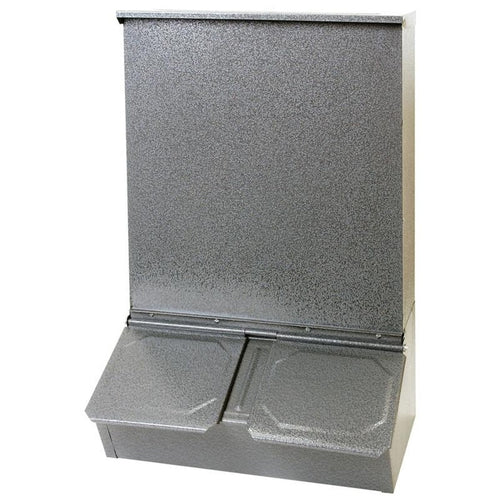 LITTLE GIANT DOUBLE DOOR HOG FEEDER STEEL (100 LB)