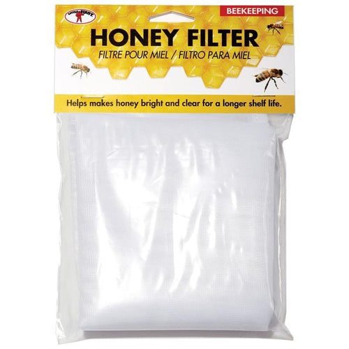 LITTLE GIANT FABRIC HONEY STRAINER (FITS 5 GAL BCKT, WHITE)