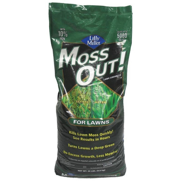LILLY MILLER MOSS OUT LAWN GRANULES (20 LB)