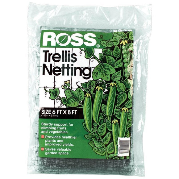ROSS TRELLIS NETTING (6X8 FOOT, BLACK)