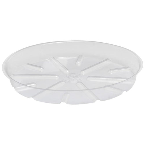 PLASTIC SAUCER (12 INCH, CLEAR)