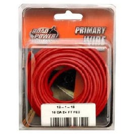 Primary Wire, Red, 16-Ga., 24-Ft.