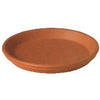 Clay Plant Saucer, Natural Terra Cotta, 8 In.
