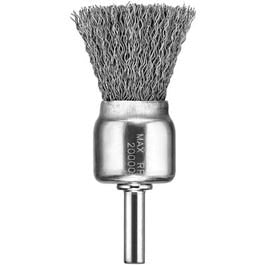 Crimped-End Wire Brush, 1-In.