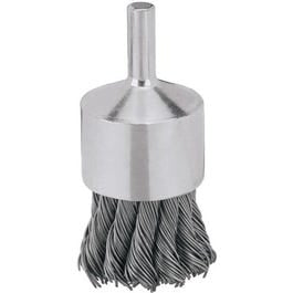 Knot Wire End Brush, 1 x 1/4-In.