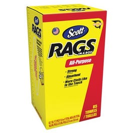 85-Pack Rag in a Box, White