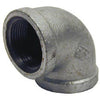 Galvanized Pipe Fitting, Equal Elbow, 90 Degree, 1-1/2-In.