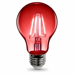 LED Light Bulb, Red, 3.6-Watts