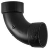 90-Degree Pipe Ell, Long Sweep, ABS/DWV, 2-In.