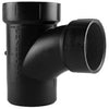 ABS/DWV Sanitary Street Tee, Spigot x Hub x Hub, 2-In.