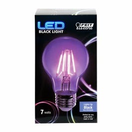 LED Light Bulb, A19, Black Filament, 7-Watt